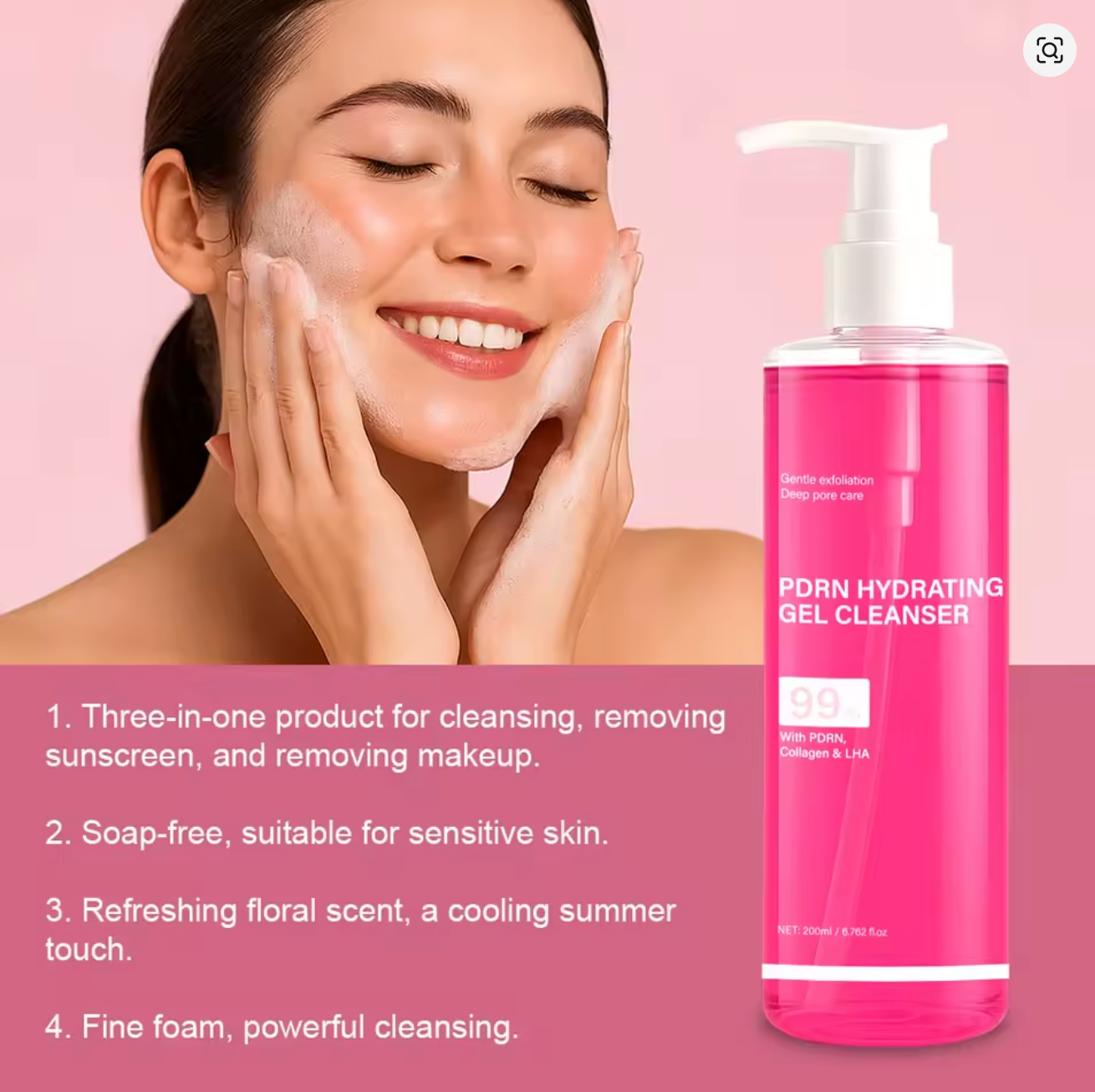 PDRN Hydrating Gel Cleanser