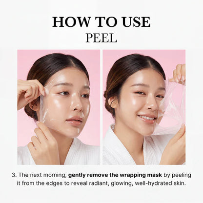 Kojic acid turmeric wrapping mask
