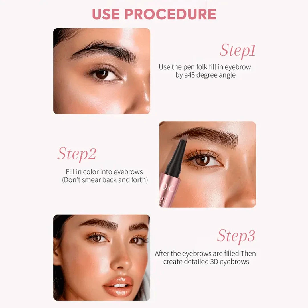 Waterproof Micro-Fork Eyebrow Pencil